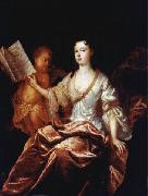 Portrait of a lady as Saint Cecilia unknow artist